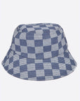 Checker Denim Bucket Hat