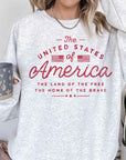 United States of America Oversized Sweatshirt