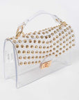 Studded Iconic Clear Swing Bag