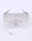 Studded Iconic Clear Swing Bag