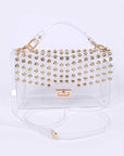 Studded Iconic Clear Swing Bag