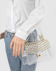 Studded Iconic Clear Swing Bag