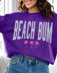 Beach Bum Oversized Graphic Fleece Sweatshirts