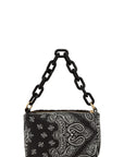 Paisley Print Rectangular Bag with Strap