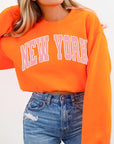 New York State Oversized Graphic Sweatshirts