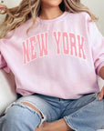 New York State Oversized Graphic Sweatshirts