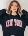 New York State Oversized Graphic Sweatshirts