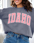 Idaho State Oversized Graphic Fleece Sweatshirts