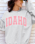 Idaho State Oversized Graphic Fleece Sweatshirts
