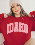 Idaho State Oversized Graphic Fleece Sweatshirts