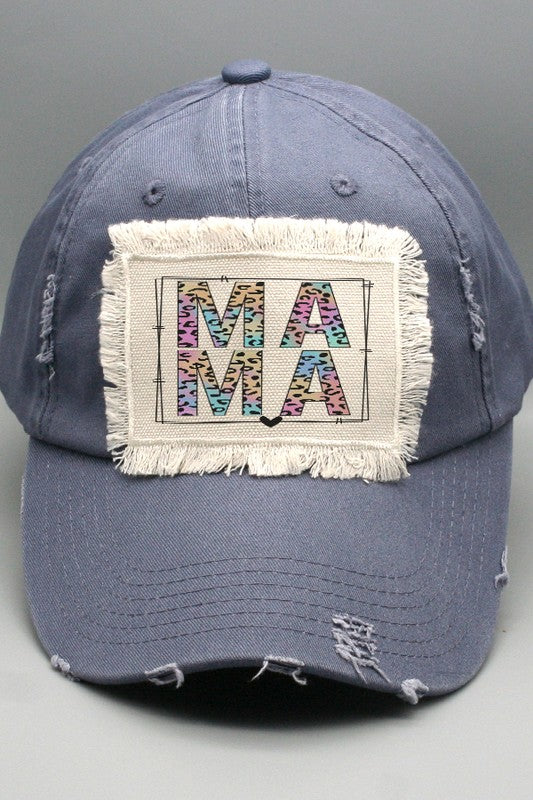Mother&#39;s Day Colored Leopard Mama Patch Hat