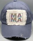 Mother's Day Colored Leopard Mama Patch Hat