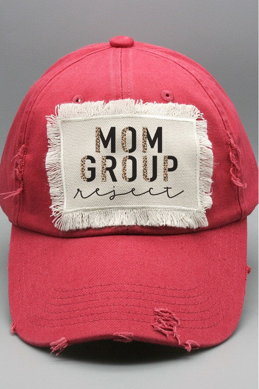 Mother&#39;s Day Leopard Mom Group Reject Hat