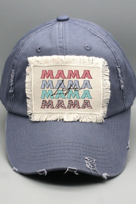 Mother&#39;s Day Mama Life Stack Patch Hat