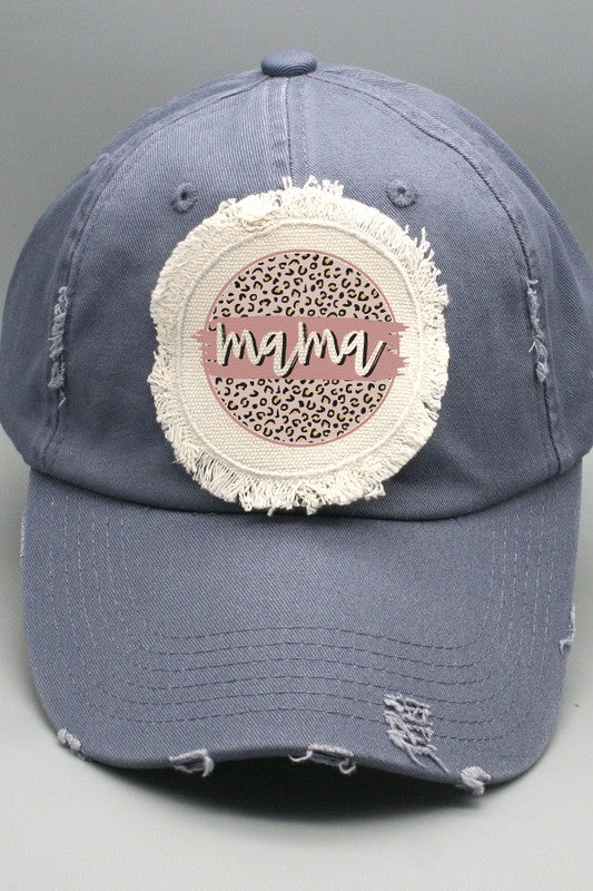 Mother&#39;s Day Neutral Mama Circle Patch Hat