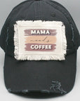 Mother's Day Mama Needs Coffee Block Patch Hat