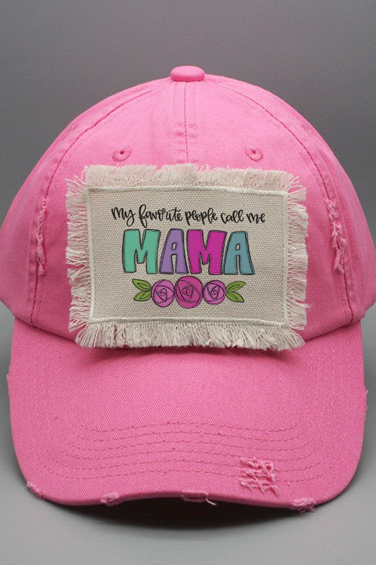 Mother&#39;s Day My Favorite People Call Me Mama Hat