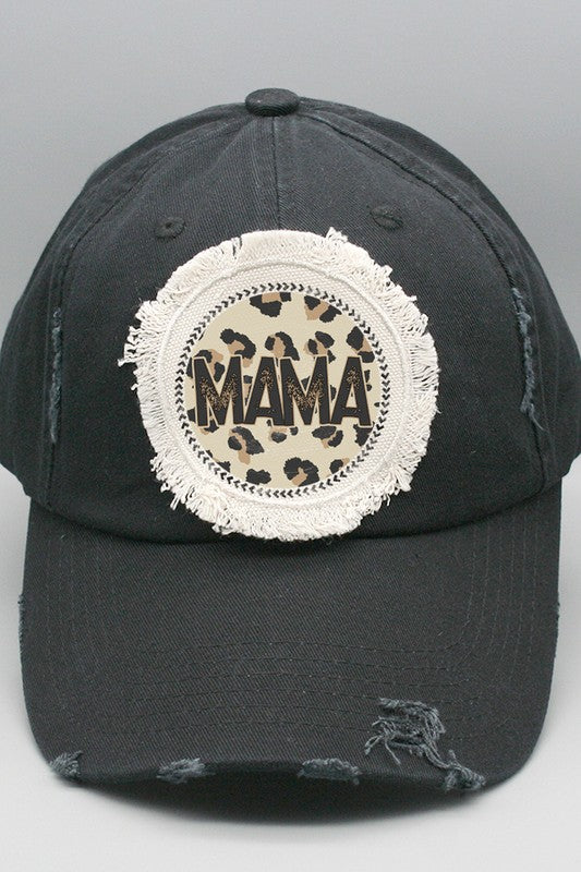Mother&#39;s Day Mama Camouflage Circle Patch Hat