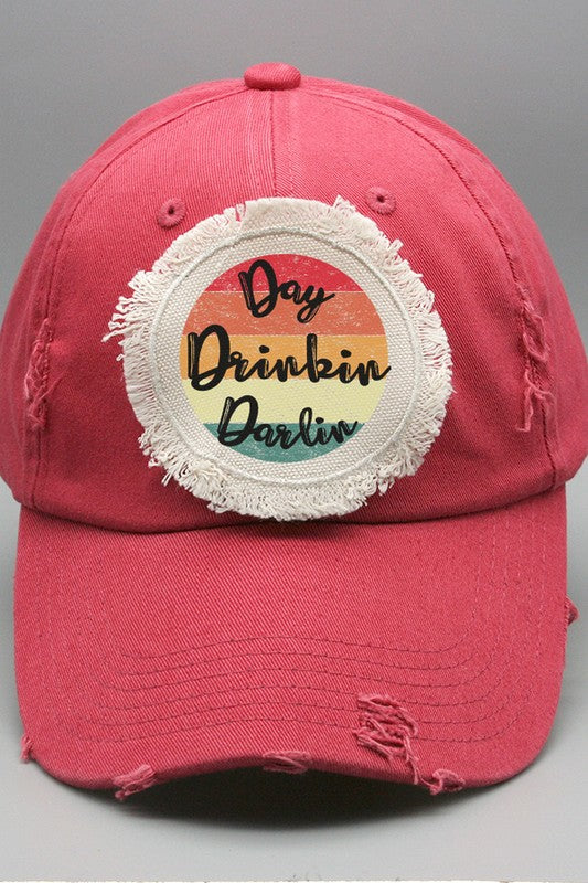 Fun Gifts Day Drinking Darlin Patch Hat