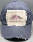 Religious Faith Can Move Mountains Patch Hat