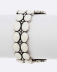 Genuine Stone Statement Stretch Bracelet