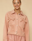 Miss Sparkling | Fleece Bow Jacket