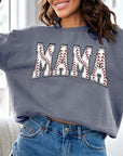 Baseball Mama Oversized Graphic Fleece Sweatshirts