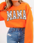 Baseball Mama Oversized Graphic Fleece Sweatshirts