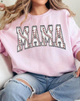 Baseball Mama Oversized Graphic Fleece Sweatshirts