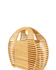 Bamboo Ark Hand Round Shape Bag