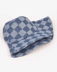 Checker Denim Bucket Hat