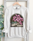 Cowboy Saloon Neon Sign Graphic Fleece Sweatshirts