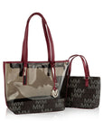 MKF Collection Tayla 2 PC Tote & Mini Bag by Mia K