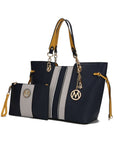 MKF Holland Tote Bag with Wristlet by Mia k