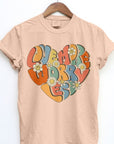 Love More Worry Less, Retro Garment Dye Tee