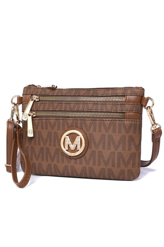 MKF Geneve Signature Crossbody &amp; Wristlet by Mia K