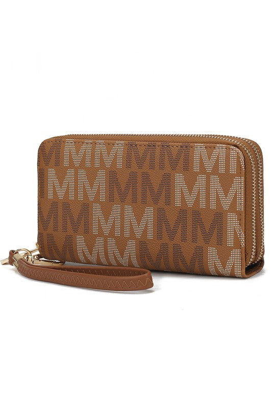 MKF Hofstra M Signature Wallet Wristlet by Mia K