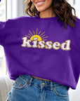 Sun Kissed Oversized Graphic Fleece Sweatshirts