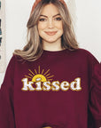 Sun Kissed Oversized Graphic Fleece Sweatshirts