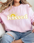 Sun Kissed Oversized Graphic Fleece Sweatshirts