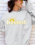 Sun Kissed Oversized Graphic Fleece Sweatshirts