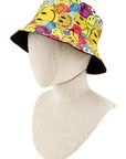 Multi Smiley Face Bucket Hat