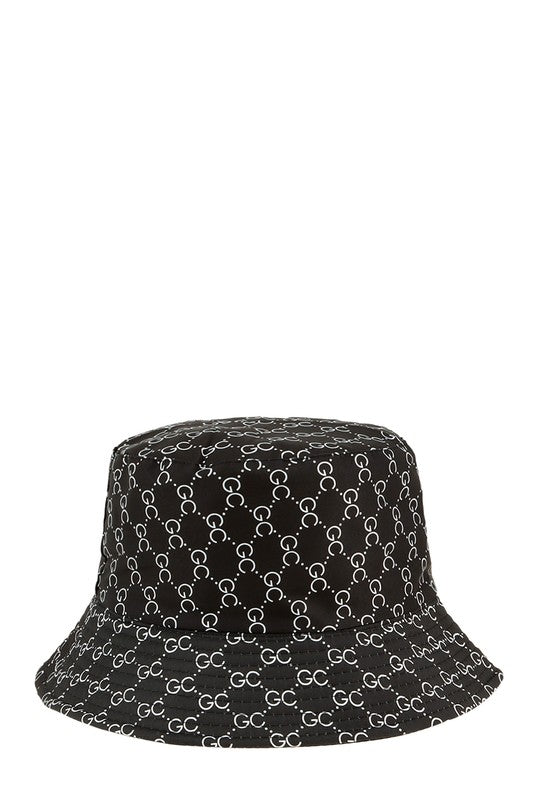 GC Pattern Print Bucket Hat