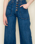 O2 Denim Wide Leg Denim Pants