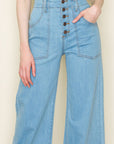 O2 Denim Wide Leg Denim Pants