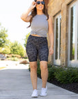 Julia Rose Maverick Camo Biker Shorts