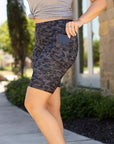 Julia Rose Maverick Camo Biker Shorts