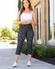 Julia Rose Army Camo Capri