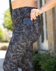 Julia Rose Army Camo Capri