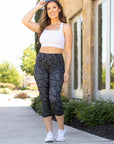 Julia Rose Army Camo Capri